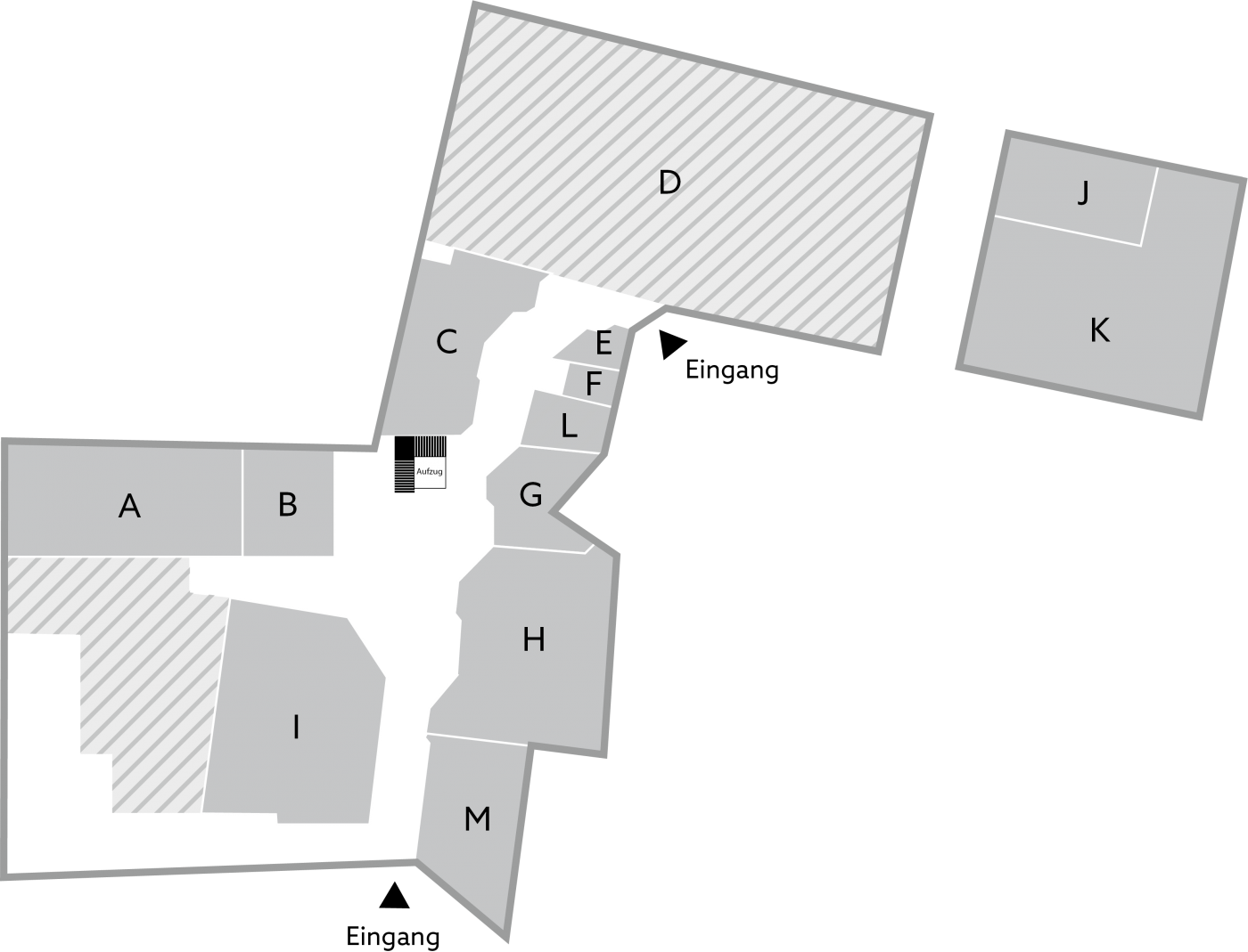 Lageplan Erdgeschoss